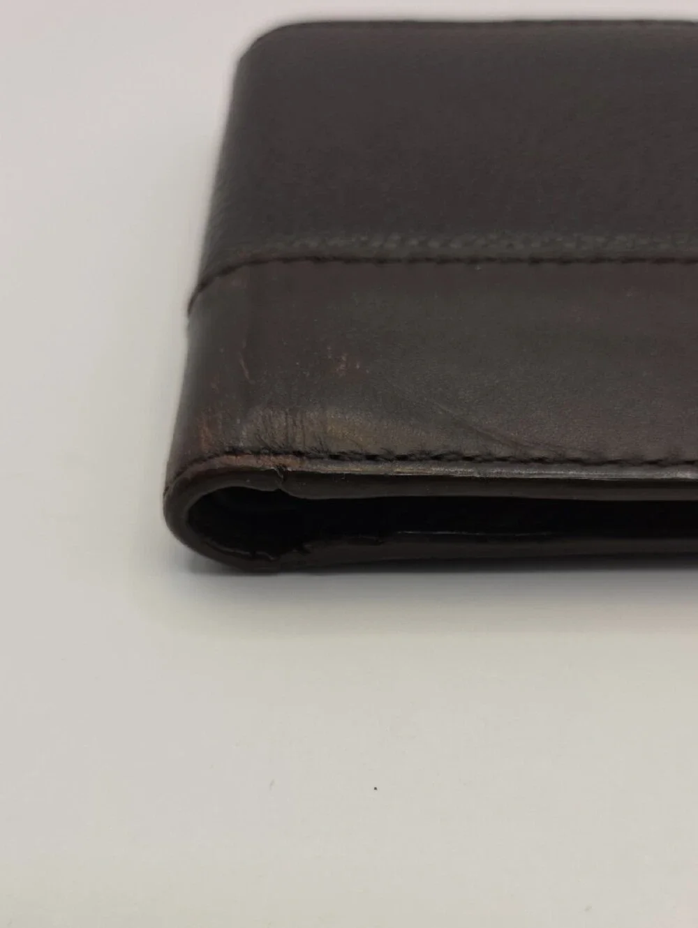 Coach Men's Brown Leather Card & Key Holder